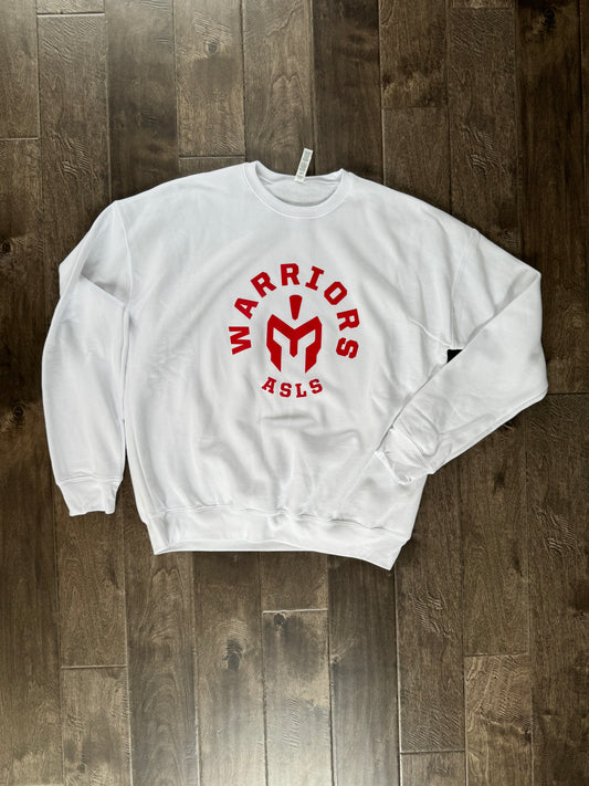 Adult Warrior Mask Crewneck Sweatshirt