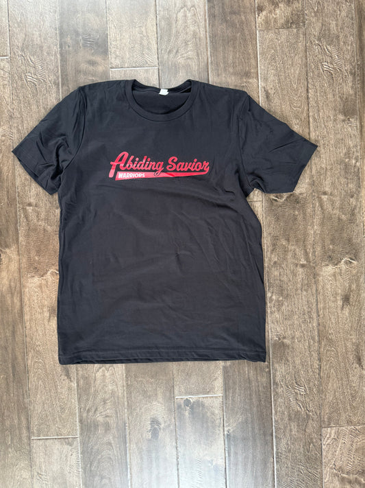 Adult Abiding Savior Baseball T-shirt