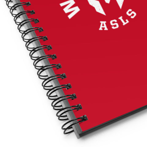 ASLS Warrior Spiral notebook