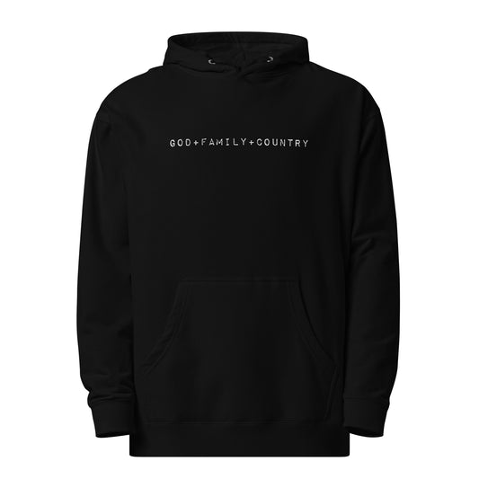 The Original GFC Label Unisex Midweight hoodie